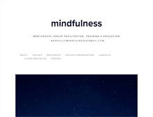 Tablet Screenshot of nashvillemindfulness.com